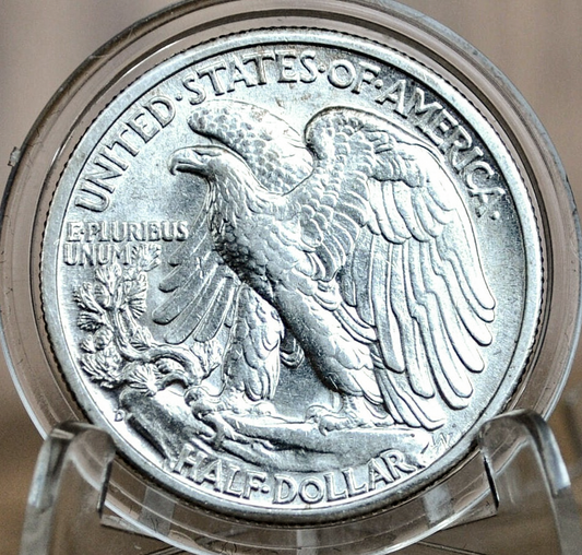 1945 P D & S Walking Liberty Silver Half Dollar - Choose By Mint & Condition Philadelphia Denver San Francisco WW2 Era 50 Cent Coin