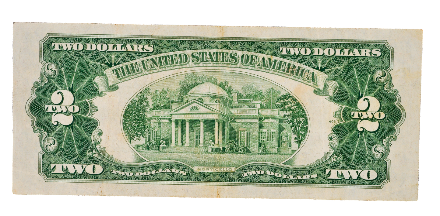 1953A Fancy Double Duo Repeater Serial 2 Dollar Note - 47706177 - 1953-A Two Dollar Cool Serial Legal Tender Note - Fr#1510