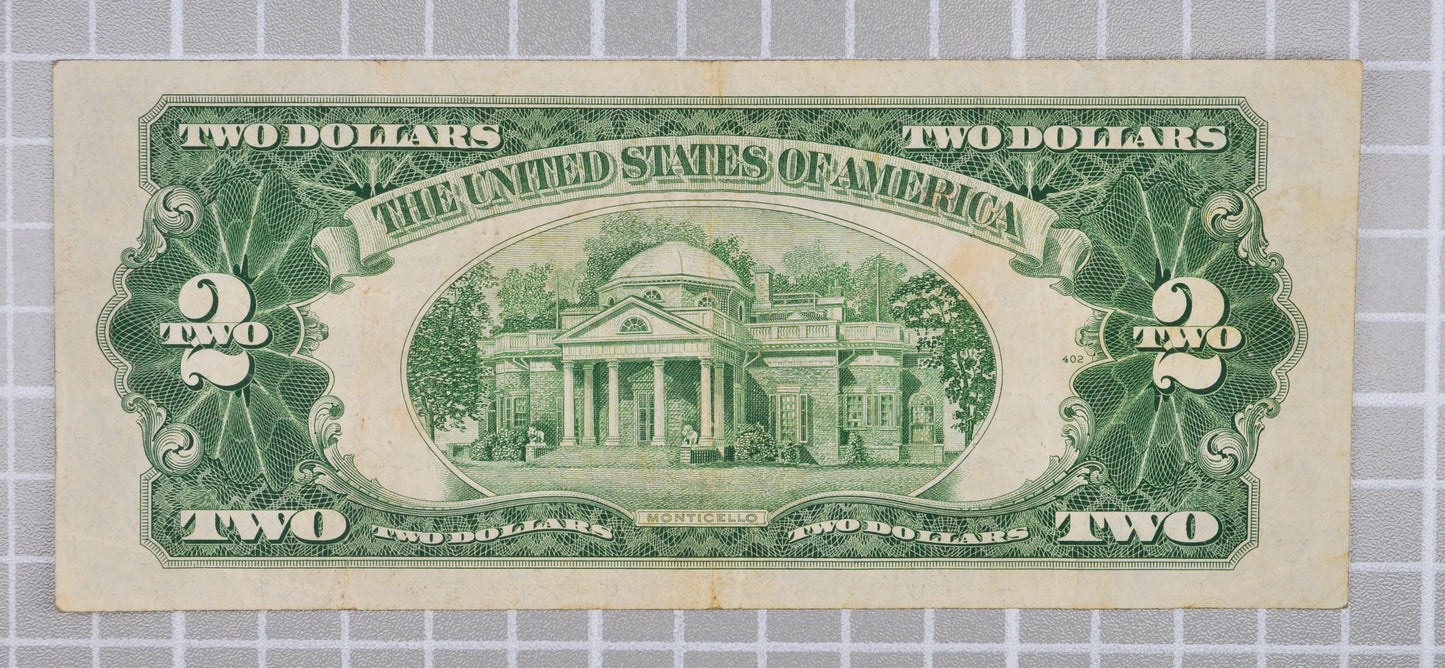 1953A Fancy Double Duo Repeater Serial 2 Dollar Note - 47706177 - 1953-A Two Dollar Cool Serial Legal Tender Note - Fr#1510