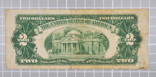 1953B Fancy Repeat Pattern Serial 2 Dollar Note - 70070611 - 1953-B Two Dollar Cool Serial Legal Tender Note - Fr#1511