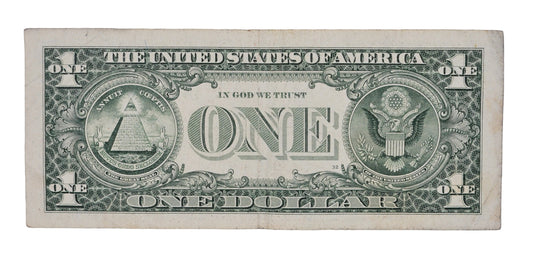 1999 Fancy Repeating Trinary Serial 1 Dollar Note - 52526555 - (G) Chicago - 1999 One Dollar Green Seal Fancy Serial Note - Fr#1925-G