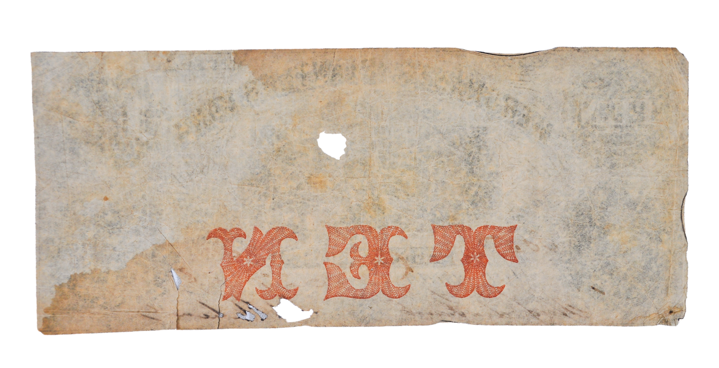 1856 Merchants and Planters Bank 10 Dollar Banknote - Georgia Obsolete Currency - Savannah, GA - 1856 Ten Dollars Georgia Bank Note