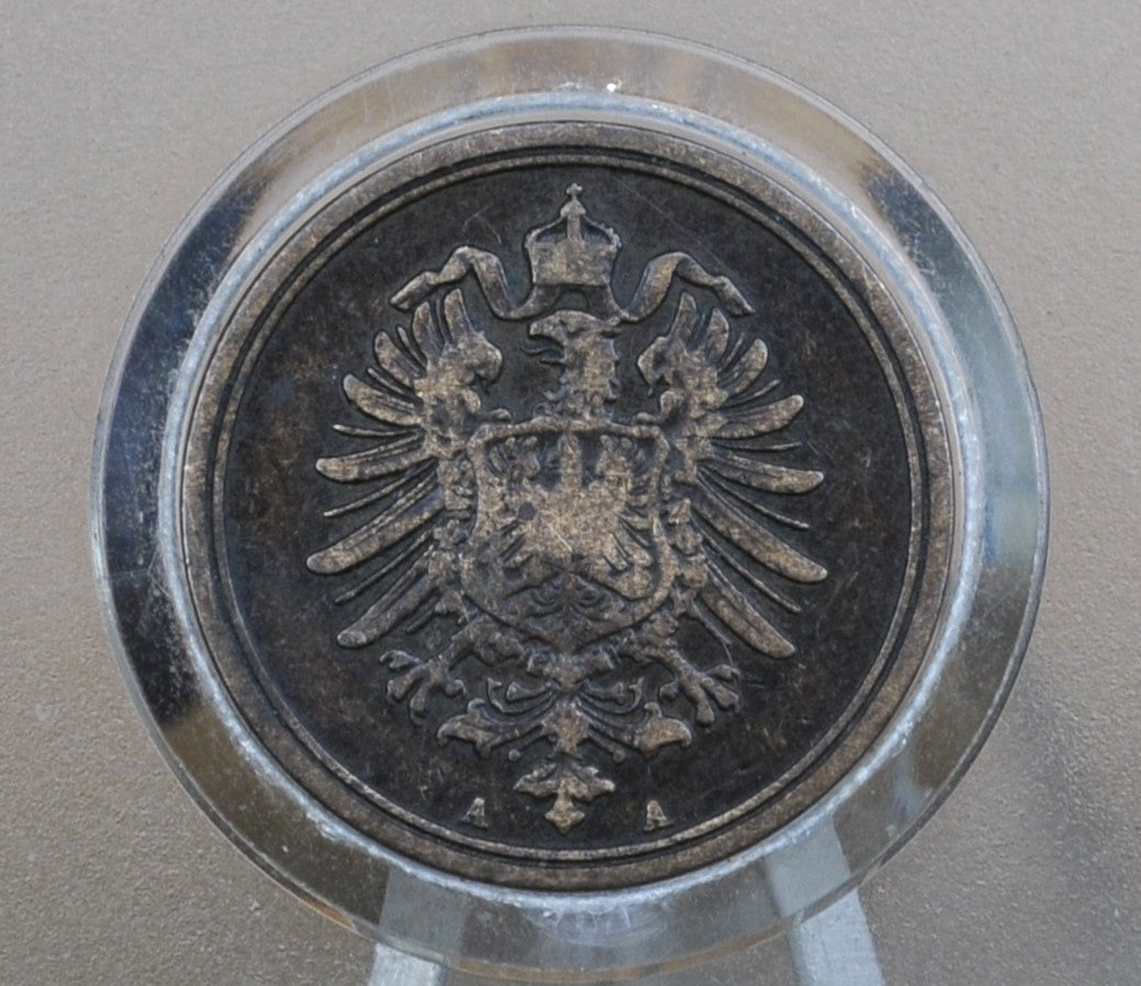 1875-A German 1 Pfennig Deutsches Reich - XF - Second Reich of Germany 1875 - One Pfennig 1875