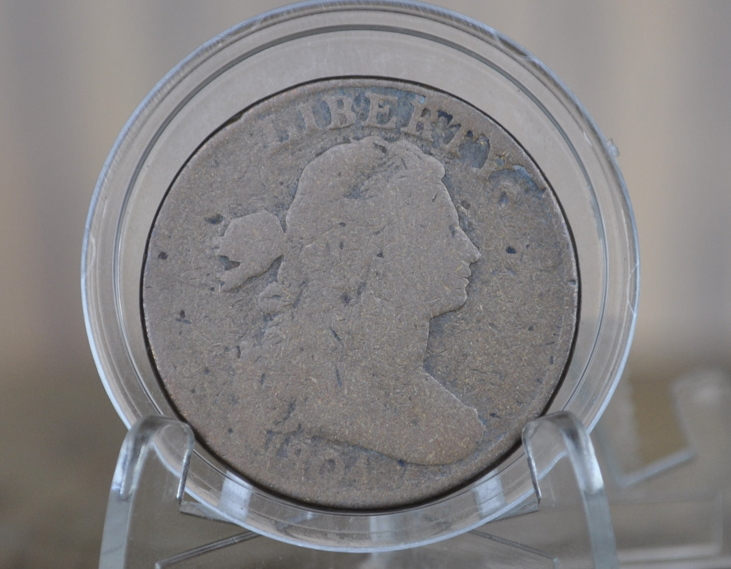 1804 Draped Bust Large Cent - Very Rare Coin, Key Date - Authentic 1804 US 1 Cent