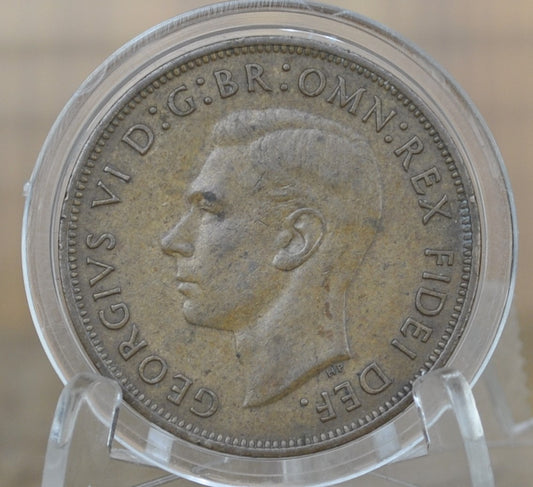 1951 Australia One Penny Australia, London Mint - Great Condition / Detail - King George - Collectible Australian Coin