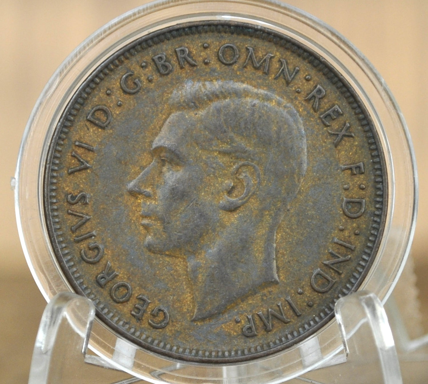 1939 Australia One Penny Australia, Perth Mint - Great Condition / Detail - Collectible Australian Coin