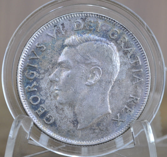 1951 Canadian Silver Half Dollar - BU (Uncirculated) - Silver - 50 Cent Canada 1951