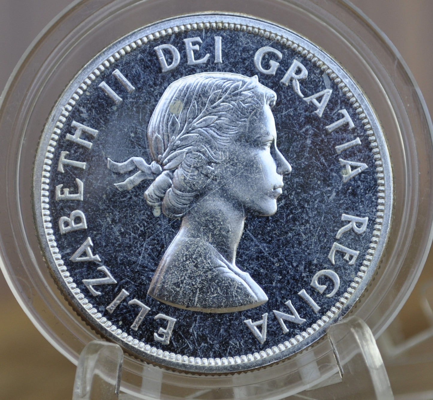 1963 Canadian Silver Dollar - Canoe Silver Dollar - 80% Silver - Silver Dollar Canada 1963 - Canadian Coin Collection