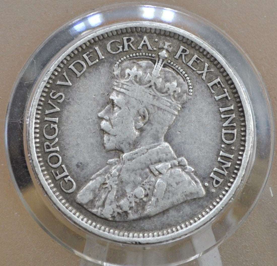 1912 Newfoundland Ten Cents - XF (Extremely Fine) - Ten Cents Newfoundland 1912 Silver - Silver Ten Cents 1912