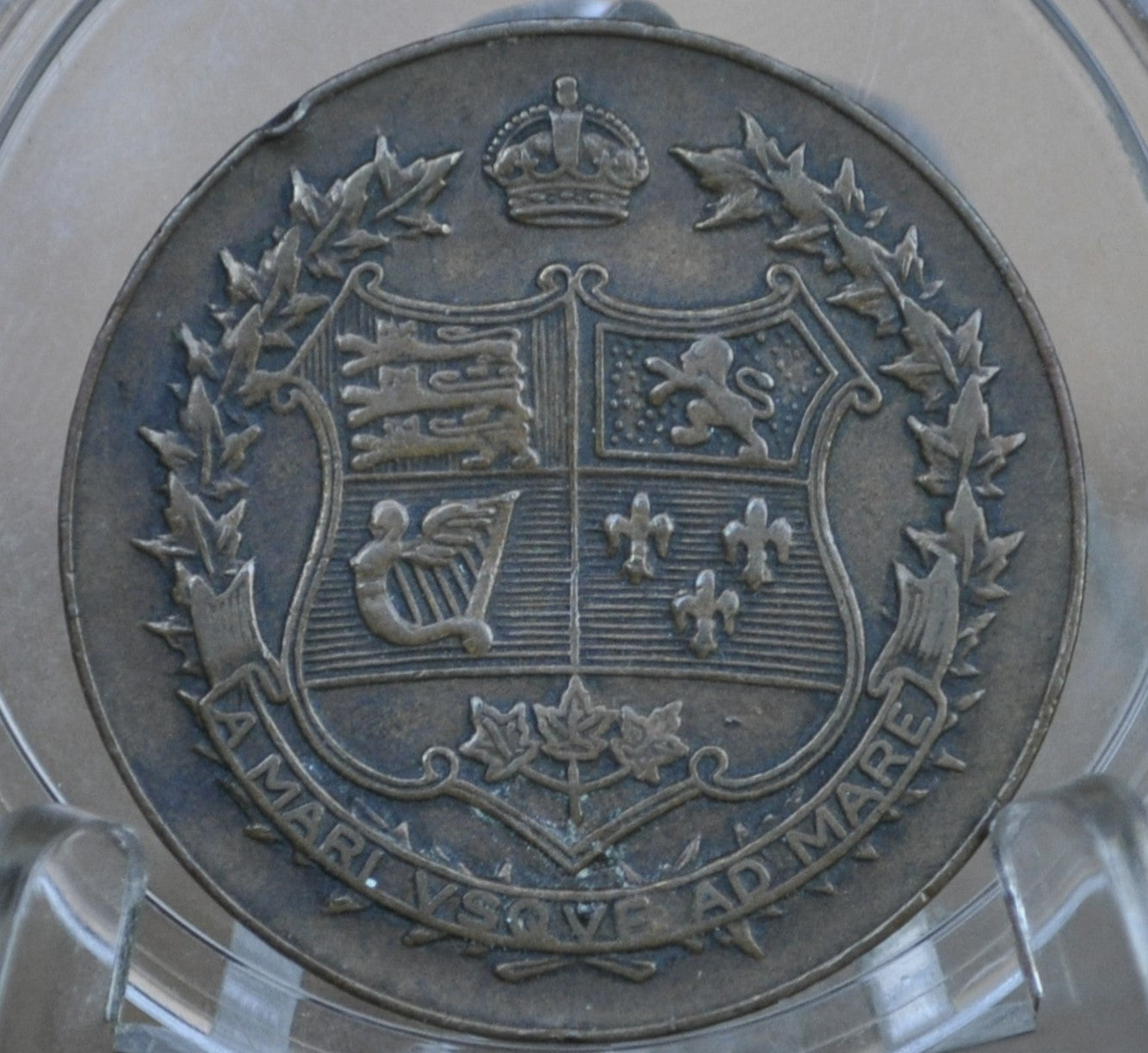 1927 Canadian 60th Anniversary of Confederation Medal - XF/AU, Great Condition - 1867-1927 - Canadian Coin Collection