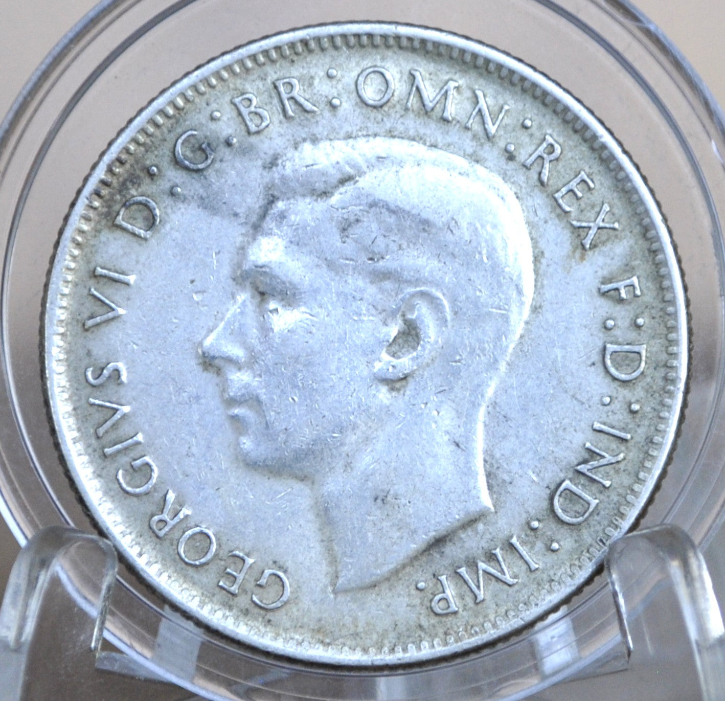 1944 One Florin Australia - Great Condition - King George - Australian One Florin 1944