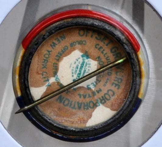 Original 1940 Willkie for President Republican Presidental Campaign Pin - Election of 1940 (R) - Rarer 1940 Wendell Willkie Campaign Button