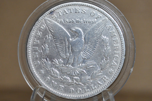 1893 Morgan Dollar - Fine Details, Cleaned - 1893 P Morgan Silver Dollar 1893P - Tough Date