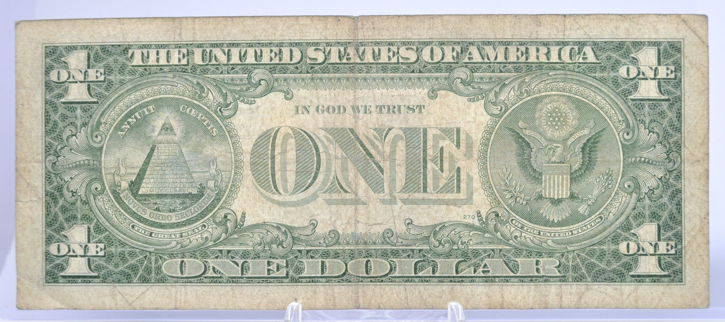 1957 Fancy Triple Duo Repeater Serial Number 1 Dollar Silver Certificate - 47733911 - 1957 Blue Seal One Dollar Fancy Serial Note - Fr#1619