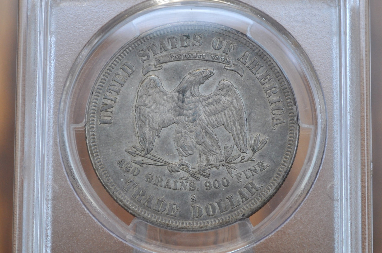 PCGS XF40 1878-S Trade Dollar - PCGS Grade and Slabbed XF40 (Extremely Fine) - 1878 S Authentic US Trade Dollar 1878 S - Authentic Silver US Trade Dollar