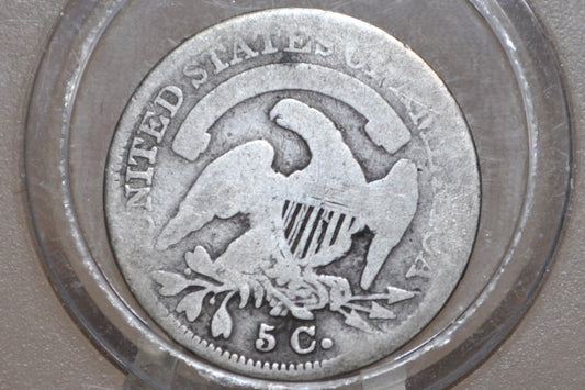 1835 Half Dime - AG/G Detail - Silver US Half Dime - 1835 Half Dime - Early American Coin