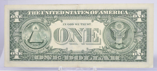 2021 1 Dollar Federal Reserve Star Note - Almost Uncirculated (AU) - Dallas, TX (K) Issue - 2021 One Dollar Star Note - Fr.3007-K*