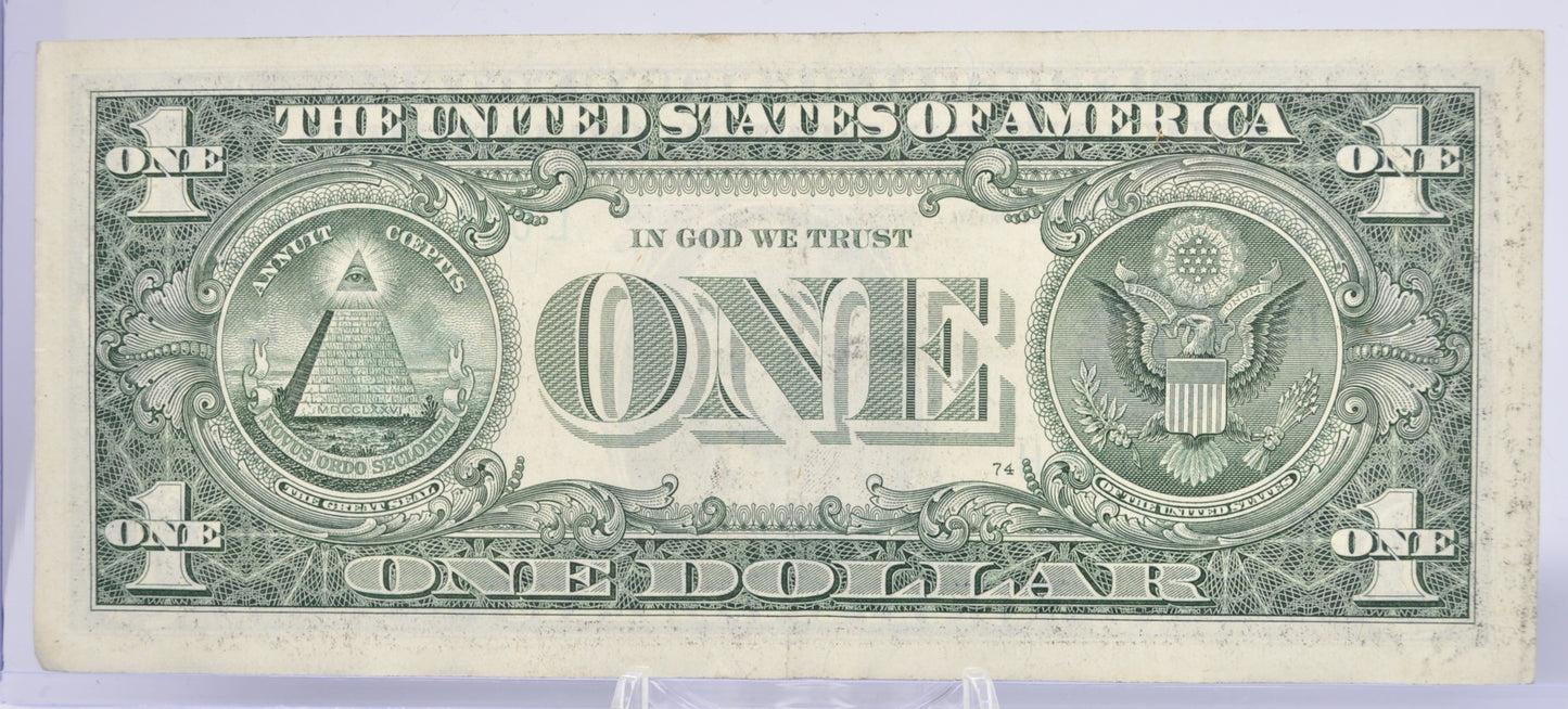 2021 Very Low Serial Number 1 Dollar Banknote - 00011705 - 2021 One Dollar Cool Low Serial Number Note - Fr.3007-L