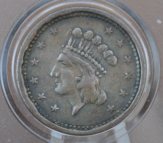 "Our Navy" Civil War Token - Patriotic CWT - Great Condition - Civil War Tokens