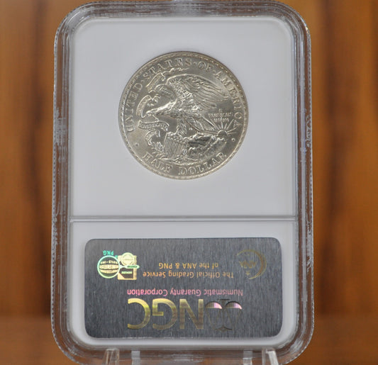 1918 Illinois Centennial Silver Commemorative Half Dollar - NGC MS64 (Choice Unc.) - Lincoln Commemorative Half 1918 Illinois