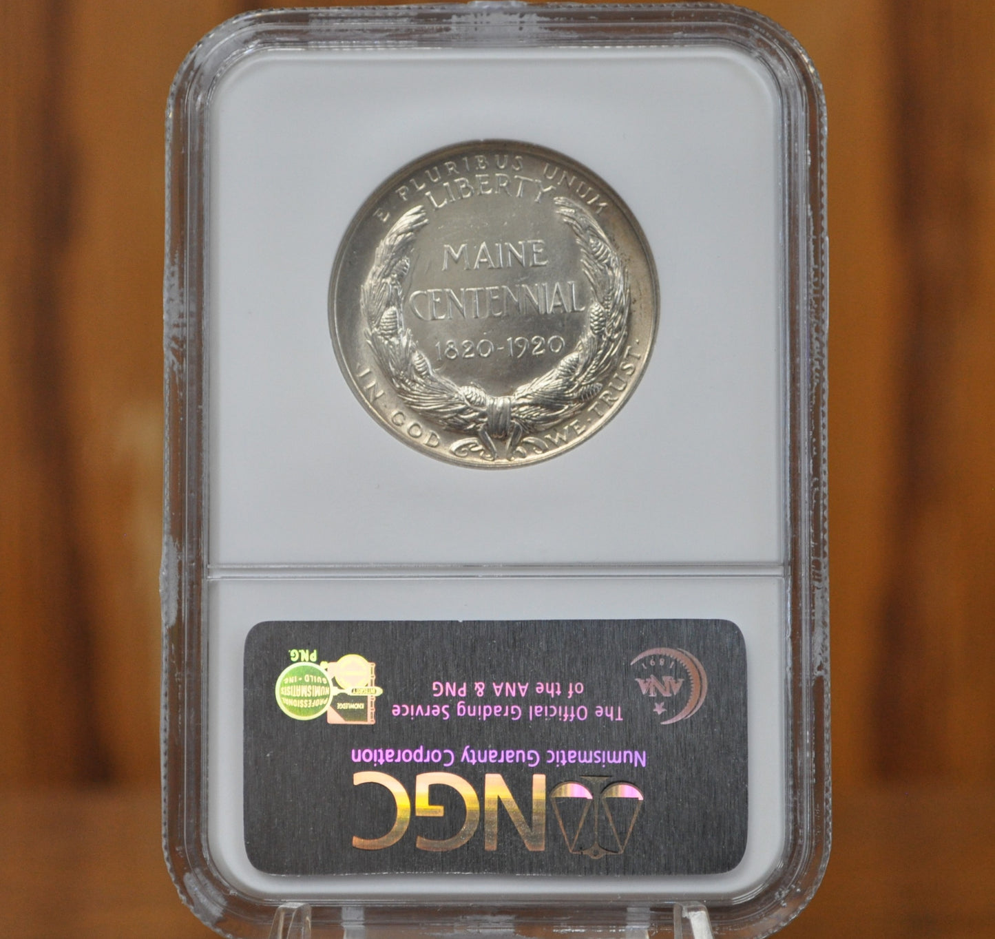 1920 Maine Centennial Half Dollar - NGC MS64 - State of Maine Silver Commemorative Half Dollar 1920, Scarce