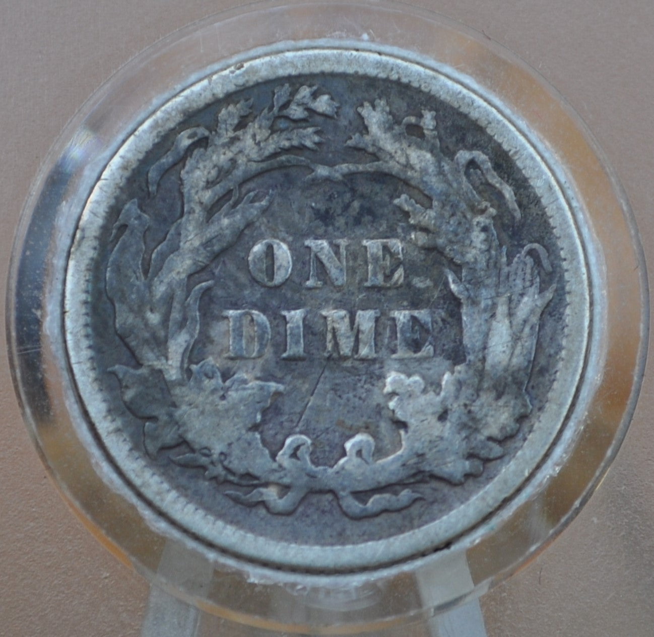 1891 Seated Liberty Dime - F (Fine) Grade / Condition - 1891 P Silver Dime / 1891 Liberty Seated Dime