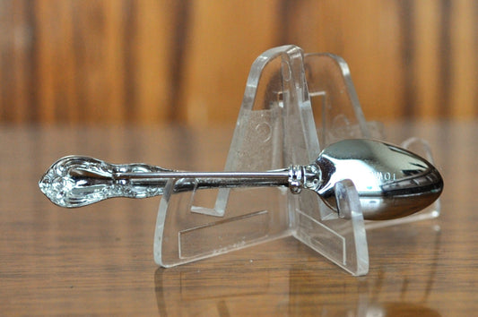 Vintage Sterling Silver Towle Miniature Spoon Brooch - Novelty Towle Spoon Pin - Signed Towle Sterling Silver 925 Spoon Pin