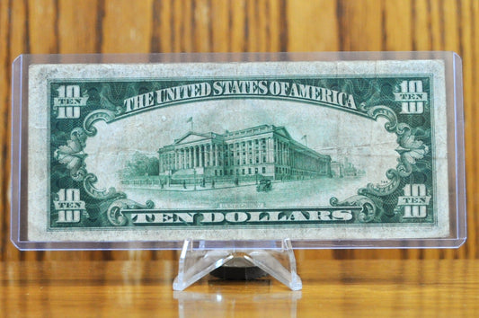 1934-A Federal Reserve 10 Dollar STAR Note - Choice VF (VF+) - New York (B) Issue - 1934A Green Seal Ten Dollar Star Note - Fr#2006-B*