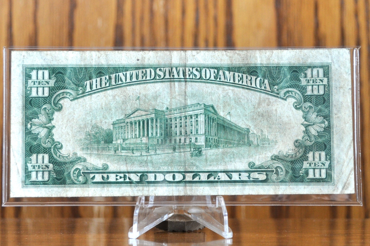 1934-B Federal Reserve 10 Dollar Note - DGS - Extremely Fine (XF) - Philadelphia (C) Issue - 1934 B Ten Dollar Philadelphia Note - Fr#2007-C