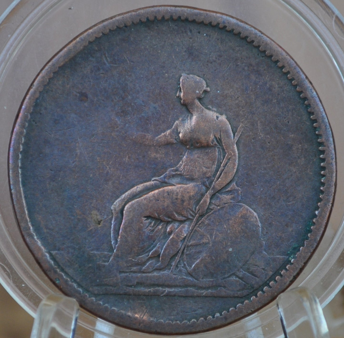 1806 Great Britain One Penny - Worn - UK 1 Penny 1806 - George III