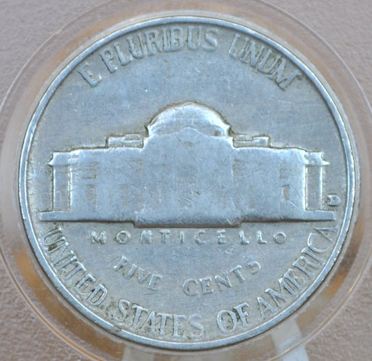 1955 D/S Jefferson Nickel - Error Variety - 1955 D over S Nickel - Error Nickel 1955