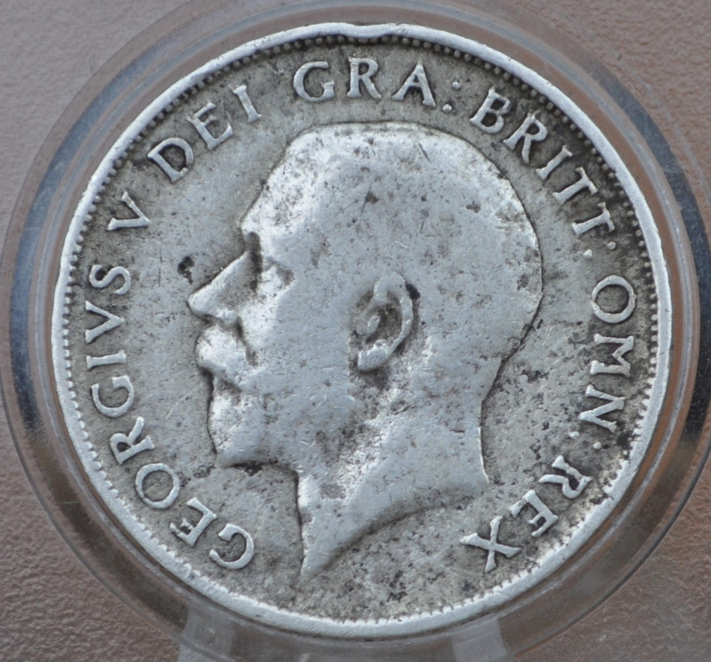 1914 Great Britain Silver 1 Shilling UK One Shilling 1914 - Fine Details - King George V - 1 Shilling 1914 Silver