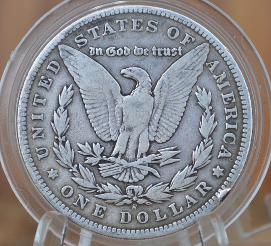 1899-S Morgan Silver Dollar - F (Fine) Grade / Condition - 1899 S Morgan Dollar - Silver Dollar 1899 S - S Mint Mark - Better Date