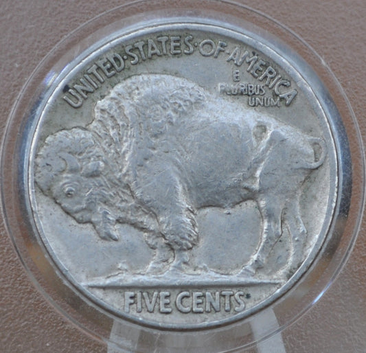 1925 Buffalo Nickel - AU, Scratch (About Uncirculated) - Vintage US Coin - Buffalo Nickels - 1925 US 1925 Indian Head Nickel 1925