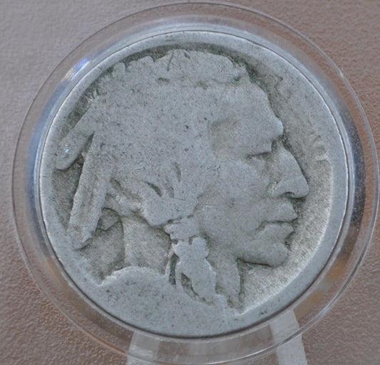 1913-D Buffalo Nickel Type 1 - AG/Fair Grade / Condition - Tougher Date and Mint - 1913 D Nickel Type One Type 1 1913D