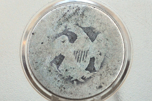 1877-S Seated Liberty Quarter - Fair, Very Worn - 1877 S Silver Quarter / 1877 Liberty Seated Quarter