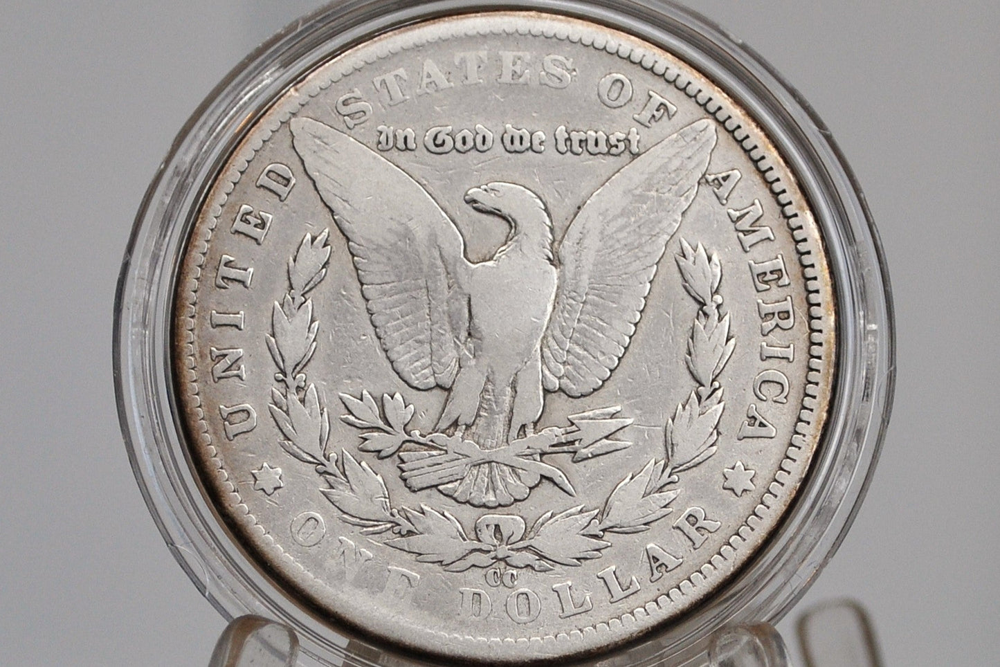 1889 CC Morgan Silver Dollar, Very Rare - VG (Very Good) - Carson City Mint 1889CC Morgan Dollar 1889CC, Rarer Date, Authentic