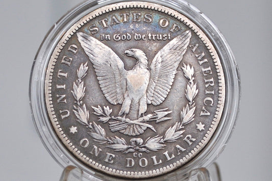 Authentic 1893 CC Morgan Dollar - VF - 1893 Carson City Mint Silver Dollar - 1893CC Morgan Silver Dollar - Tough Date!