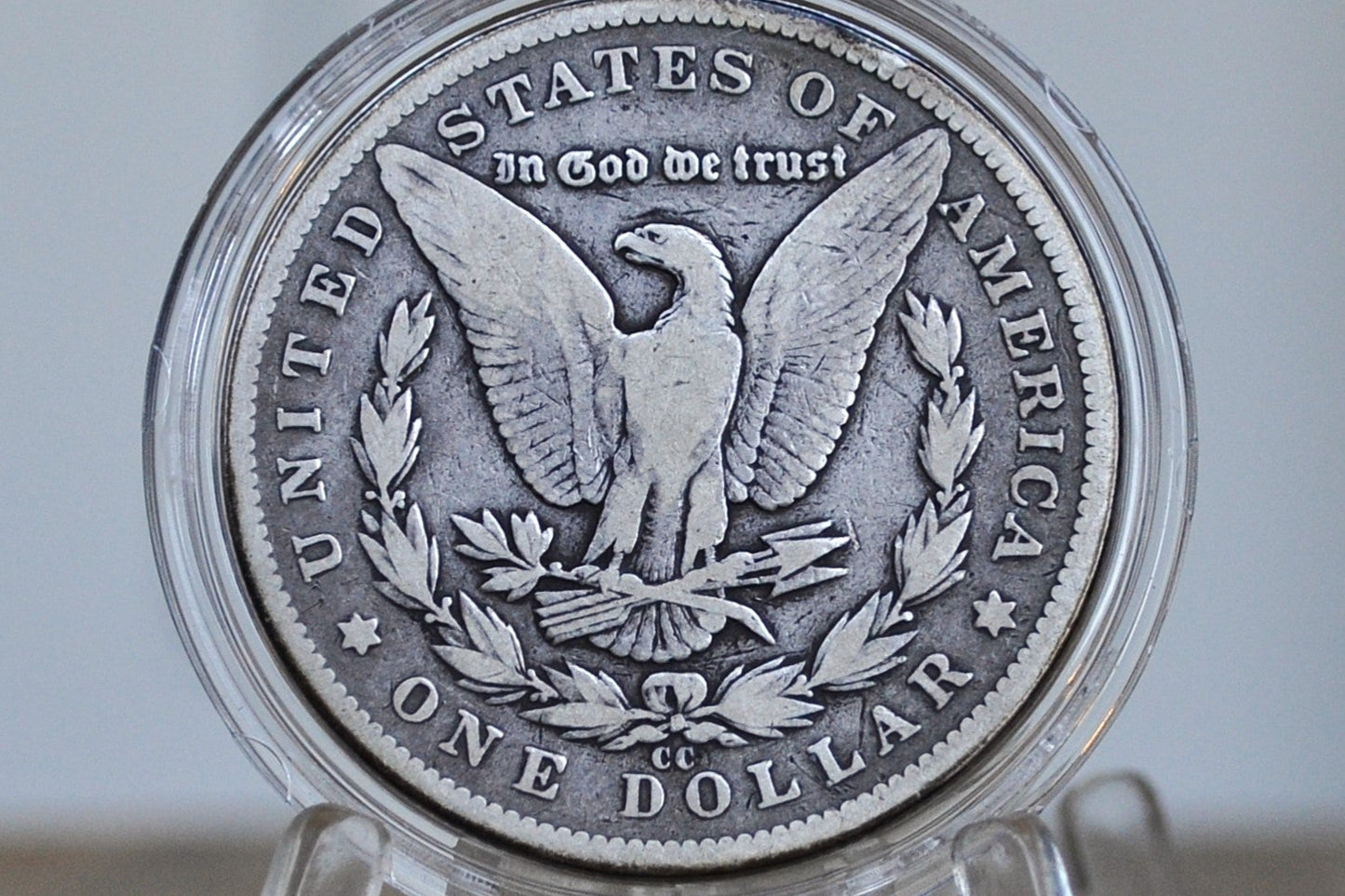 Authentic 1893 CC Morgan Dollar - Fine - 1893 Carson City Mint Silver Dollar - 1893CC Morgan Silver Dollar - Tough Date!