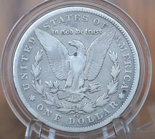 1892-CC Morgan Dollar - VG+ Details, Damage - Carson City Mint 1892 Morgan Silver Dollar - 1892 CC Morgan