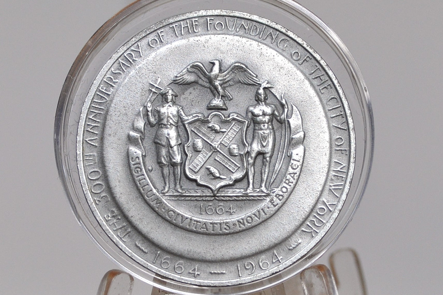 1964-1965 New York World's Fair Unisphere Token - New York World's Fair Commemorative 300th Year Anniversary issue - New York Worlds fair Unisphere Commemorative 1965 Token