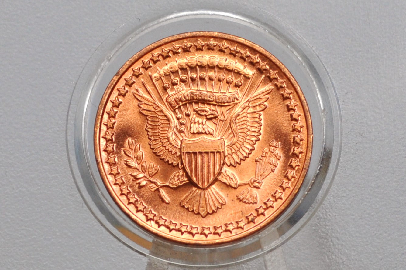 1917-1963 JFK Commemorative Token - John Fitzgerald Kennedy Memorial Token 1917-1963 - JFK Memorial Token From 1963