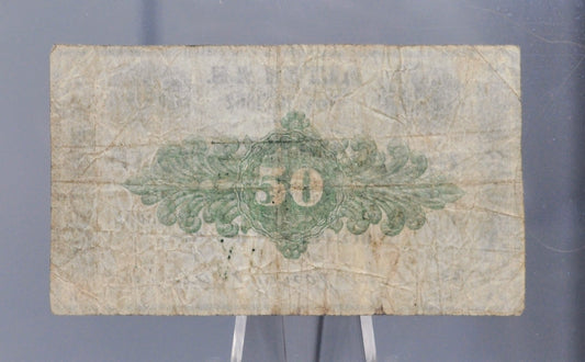 1862 Alton NH Jones and Sawyer 50 Cents Merchant Scrip - Nov 26th, 1862 - Civil War Era New Hampshire Obsolete Fifty Cent Merchant Note