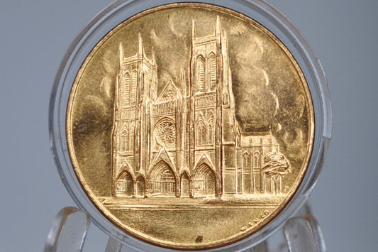The Cathedral Church of St. John The Divine Token - New York Souvenir of Pilgrimage Church Token