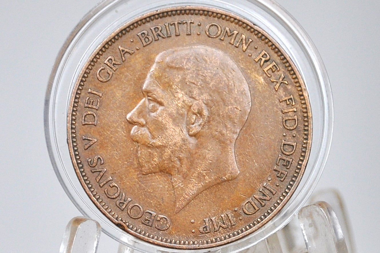 1936 Great Britain One Penny - Choose by Grade / Coin - UK Large Penny 1936