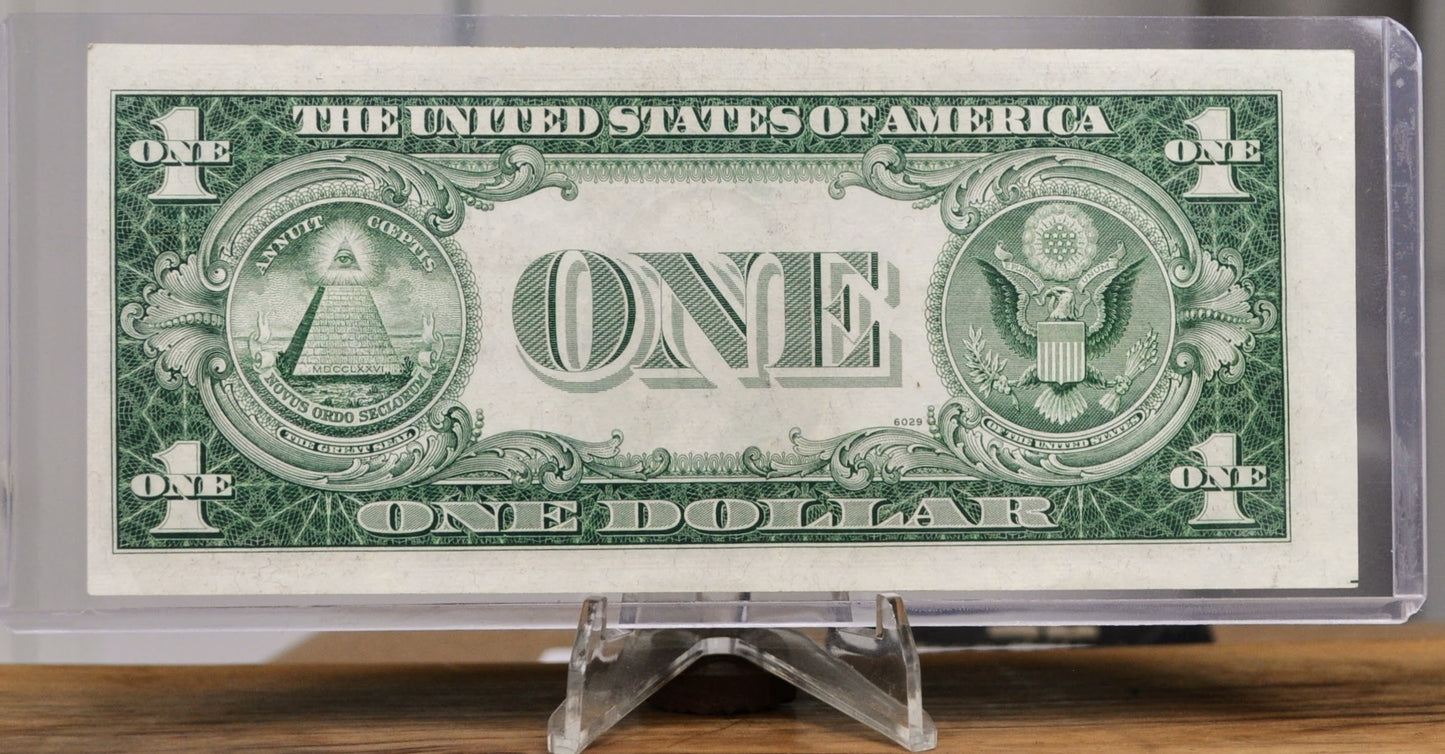 1935E Silver Certificate 1 Dollar Star Note - Uncirculated (UNC) Grade - E Series Silver Cert 1935 Star Note - High Grade Fr#1614*