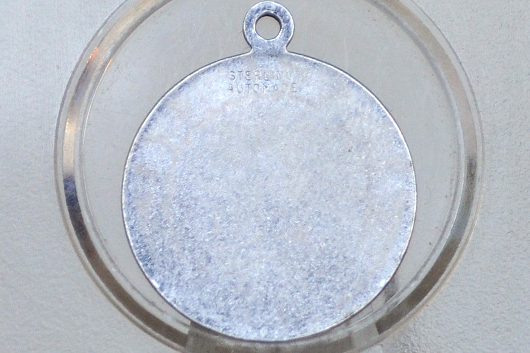 Antique 1855 Berea College Sterling Silver Charm - Sterling Silver Berea College Commemorative Medal - 1855 Berea College Medal