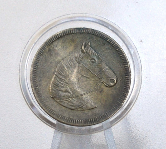 German Spielmark Deer and Horse Game Token - Deer/Horse German Speil Marke Token (ND)