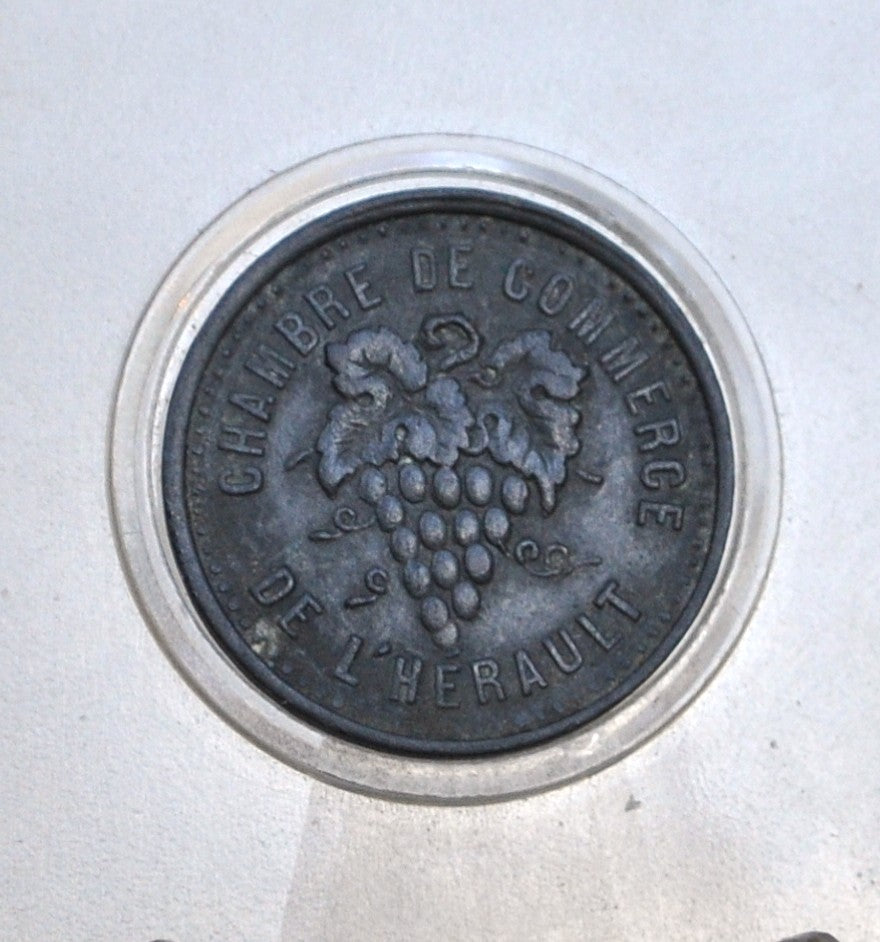 10 Centimes WW1 Emergency Coinage ND Herault Department - Ten Centimes France Coinage Emergency No Date