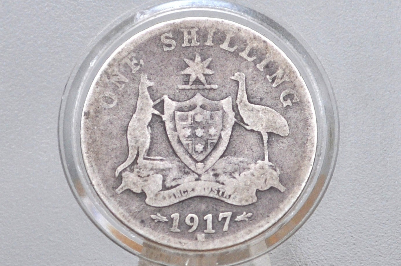 1917 Australia 1 Shilling Silver -Great Condition - George VI - Silver Australian Coin -